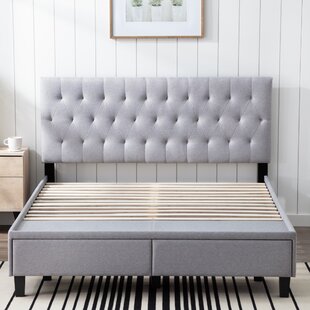 fidelia upholstered storage platform bed